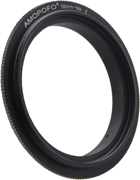 Lens Adapter for 58mm-Niko Z Filter Thread Macro Reverse Mount Adapter Ring,for Nikonz Mount Z6 Z7 Camera...