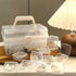 36PCS Clear Plastic Beads Transparent Storage Containers Box Jewelry Hardware Storage Organizer with Lids Square Art Supply Storage Organizer for ...