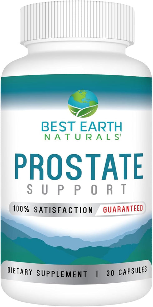 Best Earth Naturals Prostate Support Supplement for Men - Prostate Support - 30 Day Supply...