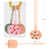Accmor Silicone Baby Pacifier Case, Baby Pacifier Holder Case Pouch Box for Diaper Bag, Baby Pacifier Container for Travel, Apricot...