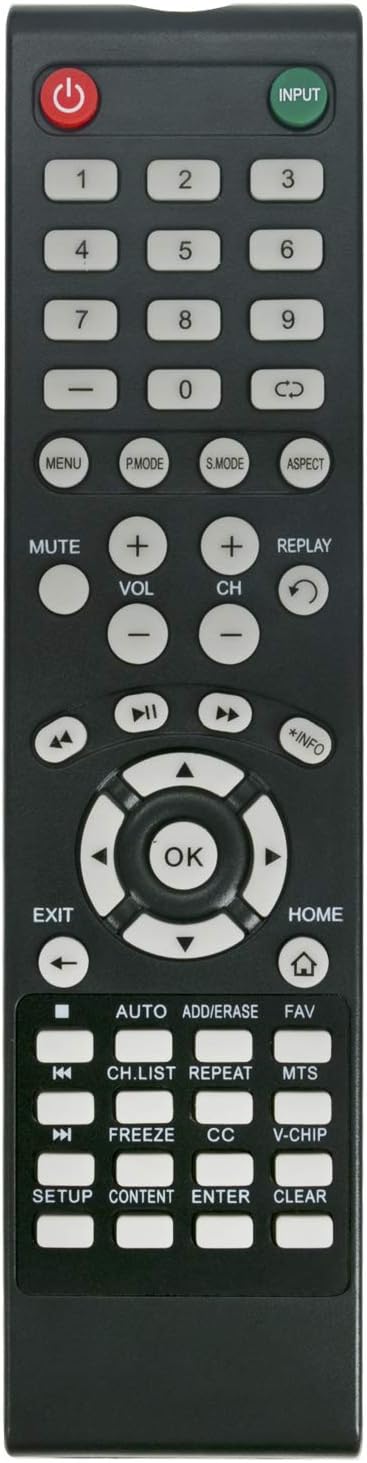 New JX8040A Remote Control Compatible with Element HD Digital LED TV ELEFT406 ELEFT466 ELEFT502...