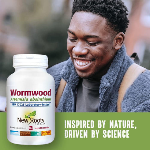 NEW ROOTS HERBAL Wormwood (100 Veg Caps) - Appetite, Digestion and Intestinal Balance Support - Non-GMO & Gluten Free...