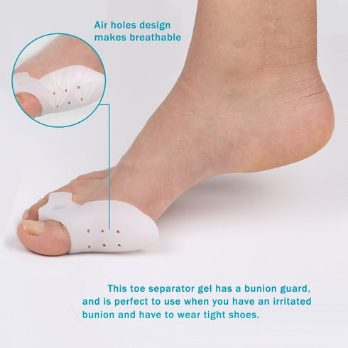 Flyen Bunion Corrector for Women and Men Bunion Pain Relief Protector Sleeves Kit - Relief Pain in Hallux Valgus, Big Toe Spacer Separators Brace ...