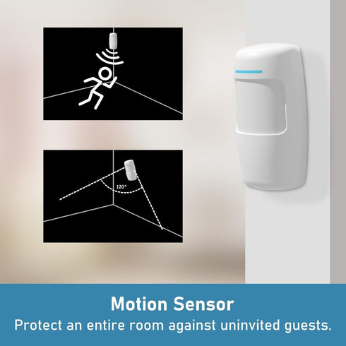 tolviviov Motion Sensor - Compatible with tolviviov Home Alarm System-HUB Needed...