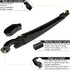 AUTOBOO Replacement For Focus 2012-2015 2016 2017 2018 Rear Windshield Wiper Blade Arm Set-Factory OE Style CV6Z17526C...