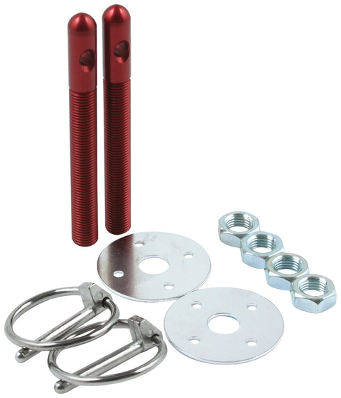 Allstar Performance ALL18481 Red 3/8" Aluminum Hood Pin Kit...