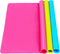 3 Pack Silicone mat Large Silicone Sheets for Crafts, Liquid, Resin Jewelry Casting Molds Mat, Silicone Placemat 15.7” x 11.8” (Blue & Rose Red & ...
