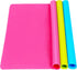 3 Pack Silicone mat Large Silicone Sheets for Crafts, Liquid, Resin Jewelry Casting Molds Mat, Silicone Placemat 15.7” x 11.8” (Blue & Rose Red & ...
