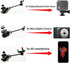 Pmsanzay 3in1 Adjustable Heavy Duty Universal Action Camera Desk Pole Clamp Holder Mounts Kit for Waterproof Camera/Digital Camera/Smartphone - Pe...