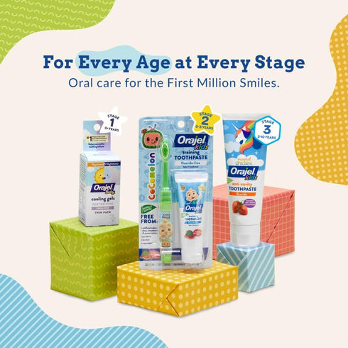 Orajel Baby Daytime Cooling Gel for Teething, Drug-Free, #1 Pediatrician Recommended Brand for Teething*, One .33oz Tube...