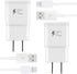 Adaptive Fast Charger Kit with USB Type C Cable?5 ft? Fast Charging Wall Charger Block Compatible with Samsung Galaxy S21/S21 Ultra/S20/S20+/S10/S...