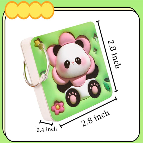 Mini Notebooks, 4 PCS Tiny Cute Animals Pocket Notebooks, Aesthetic Notebook Small Journal Thick Hardcover Blank Pages Memo Notepad for School Sup...