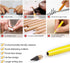 AUAUY 3 PCS Metal Inkless Pencil, Infinity Pencil, Reusable Everlasting Pencil, Replaceable Nib Pencil with 3 Replaceable Nib for Writing Drawing ...