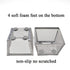 HAHIYO Stackable Paper Clip Mesh Holder Cup 2.2" Height 2 Pack Silver Sturdy Paperclip Holder Container for Desk Drawer Organizer Collection for H...