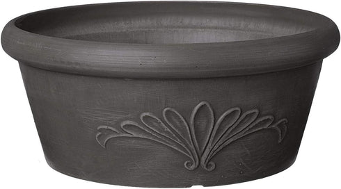 Arcadia Garden Products PSW TA20DC Bulb Pan, 8 by 3-Inch, Dark Charcoal, 8"x3"...