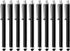 HESSION 10 Pack Stylus Pen for all capacitive Touch Screens Suitable for iPhone Ipad Samsung Galaxy Tablets Black...
