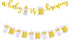 A Baby is Brewing Baby Shower Banner - Diaper Party Decor, Gender Reveal Party, Pregnancy Celebration - Pre-Strung...