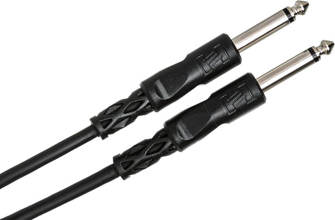 Hosa CPP-101 Interconnect Cable - 1/4-inch TS Male to 1/4-inch TS Male - 1 foot...