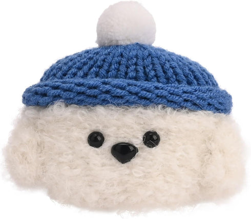 Plush Case Compatible with Sony Linkbuds S,Handmade Knitted Cartoon Headphone Case,Rechargeable Headphone Headphone Case,Creative Funny Cute Knitt...
