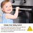 Viaky 8 Pack Brown Cabinet Locks Baby Proofing Child Safety Cabinet Locks Adjustable Straps Baby Proof Latches for Drawers Oven Refrigerator Toile...