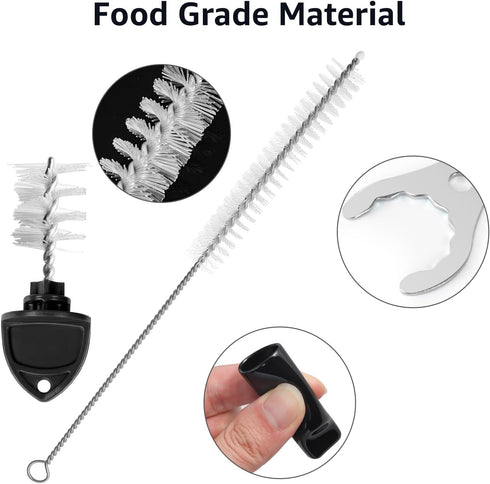 Draft Beer Tap Plugs Brush Beer Faucet Plug 5PCS Beer Keg Tap Plugs, 5PCS Beer Keg Tap Cover Beer Faucet Brush Caps Cover, 3PCS Long Cleaning Brus...