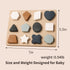 Mamimami Home Toddlers Shape Puzzle Montessori Learning Shape Toy Board for Kids Preschool Boys & Girls Educational Learning Silicone Shape Toys...