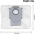 Replacement Dust Bag for Roborock S8/S8+/S8 Pro Ultra Robot Vacuum Cleaner, Large Capacity Disposable Bag for for Roborock S8 Accessories, 6 Pack...