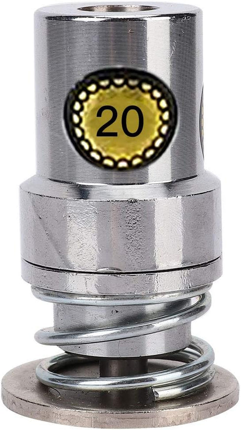 Zerodis Fabric Covered Button,16L-60L Specifications Button Making Tools Dies Round Bread Shape Press Tool for Hand Press Machine Metal Punch Tool...