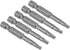 uxcell 5 Pcs T20 Magnetic Torx Screwdriver Bits, 1/4 Inch Hex Shank 2-inch Length S2 Power Tool...