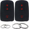 GFDesign 2 Pcs Silicone 3 Buttons Key Fob Cover Remote Case Keyless Protector Compatible with Toyota 4Runner RAV4 Tacoma Highlander Land Cruiser P...
