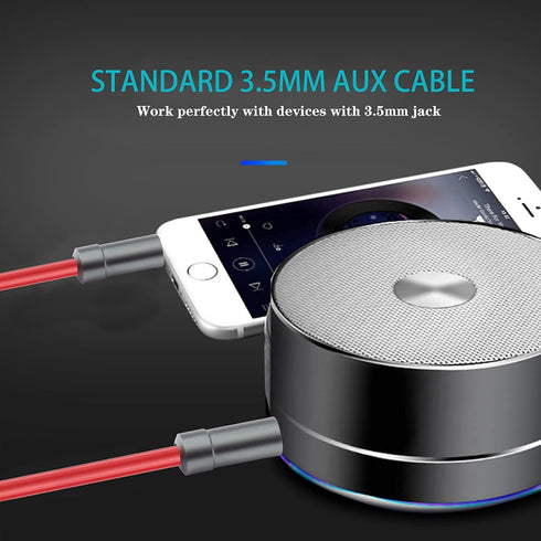 Alitutumao 3.5mm Audio Aux Cable, Hi-Fi Stereo 3.5mm Male to Male Audio Cord Compatible with Headphone, Smartphone, Car Stereo, Speaker, Tablets, ...