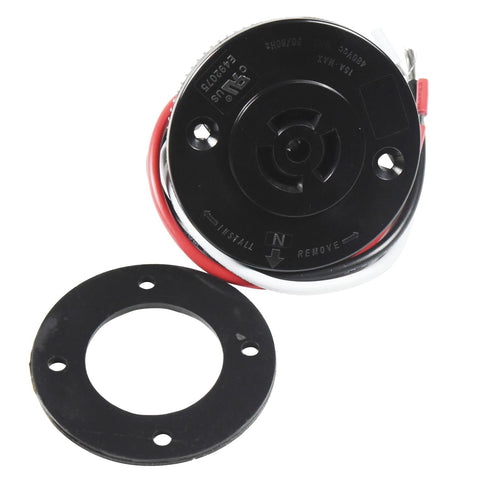 HQRP Photocell Sensor 3 pins Receptacle Light Switch Socket Dusk to Dawn Outdoor Plug Base Twist Lock for Led Flood Light, Outdoor Light, Garden L...