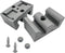 50mm Bathroom Sliding Door Glass Anti-Collision Block Side Guide Rail for Shower Door Bathroom Sliding Door Bumper Shower Room Accessories(4pcs,Gr...