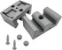 50mm Bathroom Sliding Door Glass Anti-Collision Block Side Guide Rail for Shower Door Bathroom Sliding Door Bumper Shower Room Accessories(4pcs,Gr...