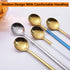 10 Pack Espresso Spoons,Silver Stainless Steel Mini Teaspoons Set for Coffee Sugar Dessert Cake Ice Cream Soup Antipasto Cappuccino,5.3 Inch (Silv...