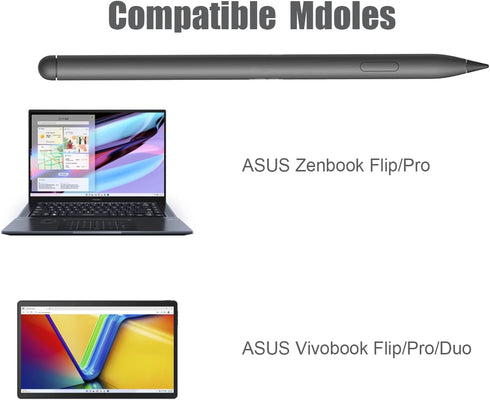 Stylus Pen 2.0 DQ100 Compatible with ASUS Pen 2.0 SA201H Copmatible for ASUS Zenbook 14 Flip/Pro Duo, Vivobook Flip/Pro/13 Slate Pen,4096 Pressure...