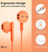 Wired Earbuds with Microphone, Wired Earphones in-Ear Headphones HiFi Stereo, Powerful Bass and Crystal Clear Audio, Compatible with iPhone, Andro...