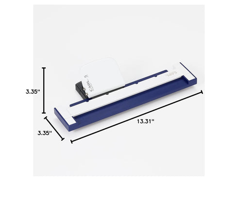 Carl GP-20-B Loose Leaf Punch, Gauge Punch, Compatible with A5, 20 Holes, 5 Pieces, Blue, Japanese Manufacturer...