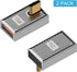 Duttek 120W USB A to USB C Adapter, 90 Degree USB C to USB A Adapter, Right Angle USB C 3.1 Female to USB C Male Converter OTG Fast Charging Compa...