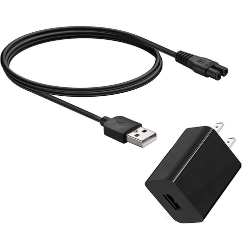 USB Charging Cable Wall Adapter Compatible with Sminiker Pet Hair Clipper Pro Charger Cord...