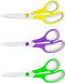 Scissors, 8.5" Scissors All Purpose Comfort Grip Stainless Steel Sharp Scissors for Office School Home Supplies, Right/Left Handed, (3 pack)...