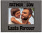 KATE POSH The Love Between a Father & Son is Forever Engraved Leather Picture Frame, Father of The Groom, Best Dad Ever, First Father's Day, Daddy...