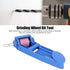 FTVOGUE Corundum Drill Sharpener Portable Corundum Grinding Wheel Drill Bit Sharpener ABS for Grinder Power Tools Blue...