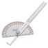 Stainless Steel Protractor Large Protractor Angle Protractor 180 Degrees Two Arm Ruler Angle Finder Ruler Woodworking Ruler Angle Measure Tool Cra...