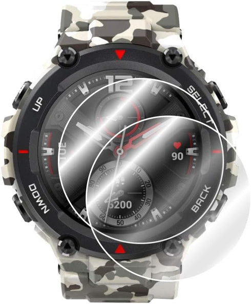 IPG for Amazfit T-Rex Smart Watch Hydrogel Screen Protector (2 Units) Invisible HD Clear Film Anti Scratch Guard-Smooth/Self-Healing/Bubble for T-...
