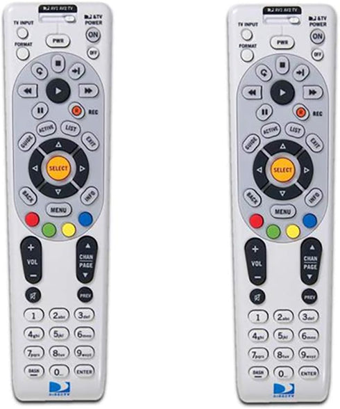 2 Pack - DIRECTV RC66RX IR/RF Remote Control...