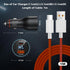 Car Charger SuperVOOC 120W for OnePlus 10T 12R 12 11 10 Pro Nord 2T, Warp Charger for OnePlus Open Pad Nord 9 Pro 8 7T 6 6T 5 5T LED Display Dual ...