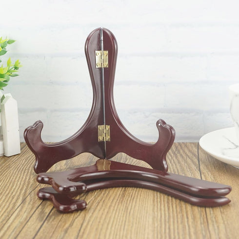Artliving 6 inch wood-like Easels Plate Stand Holder Display Stands -Set of 4...