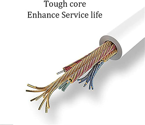 long cord wired earbuds no microphone headphones watching tv with extra noise isolating blocking bass ear buds without mic corded length earphones...