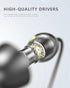 MS28 - Wired Sleep Earbuds for Side Sleeper, in-Ear Small Headphones with Microphone, Noise Isolating Earphones with Pure Sound for Side Sleeping,...